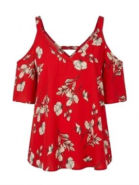 Sienna Sky open shoudler floral top